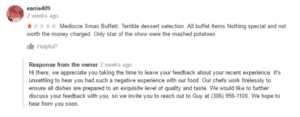 How to Respond to Negative Reviews 1 Negative Review Example