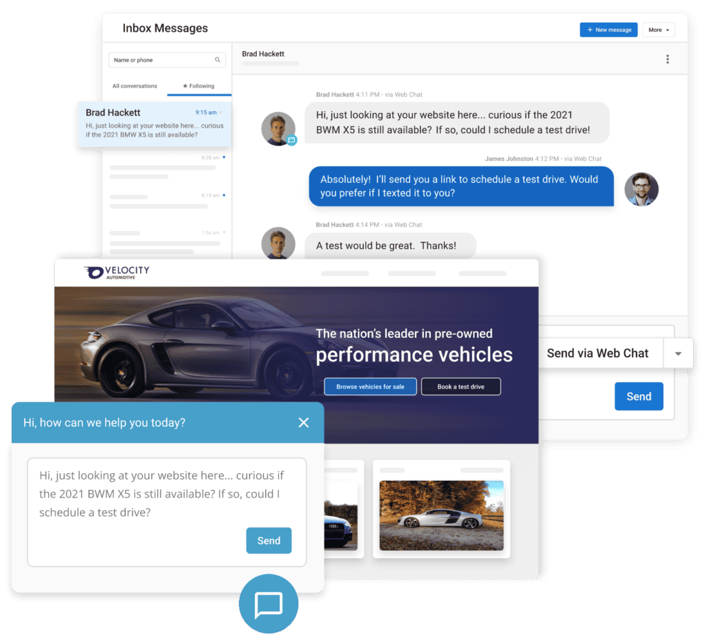 Unlock The Hidden Strategy To Skyrocket Your Website Leads 3 AI chatbot with Multi-Channel Inbox Automotive Example
