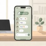 Mobile screen showing missed calls